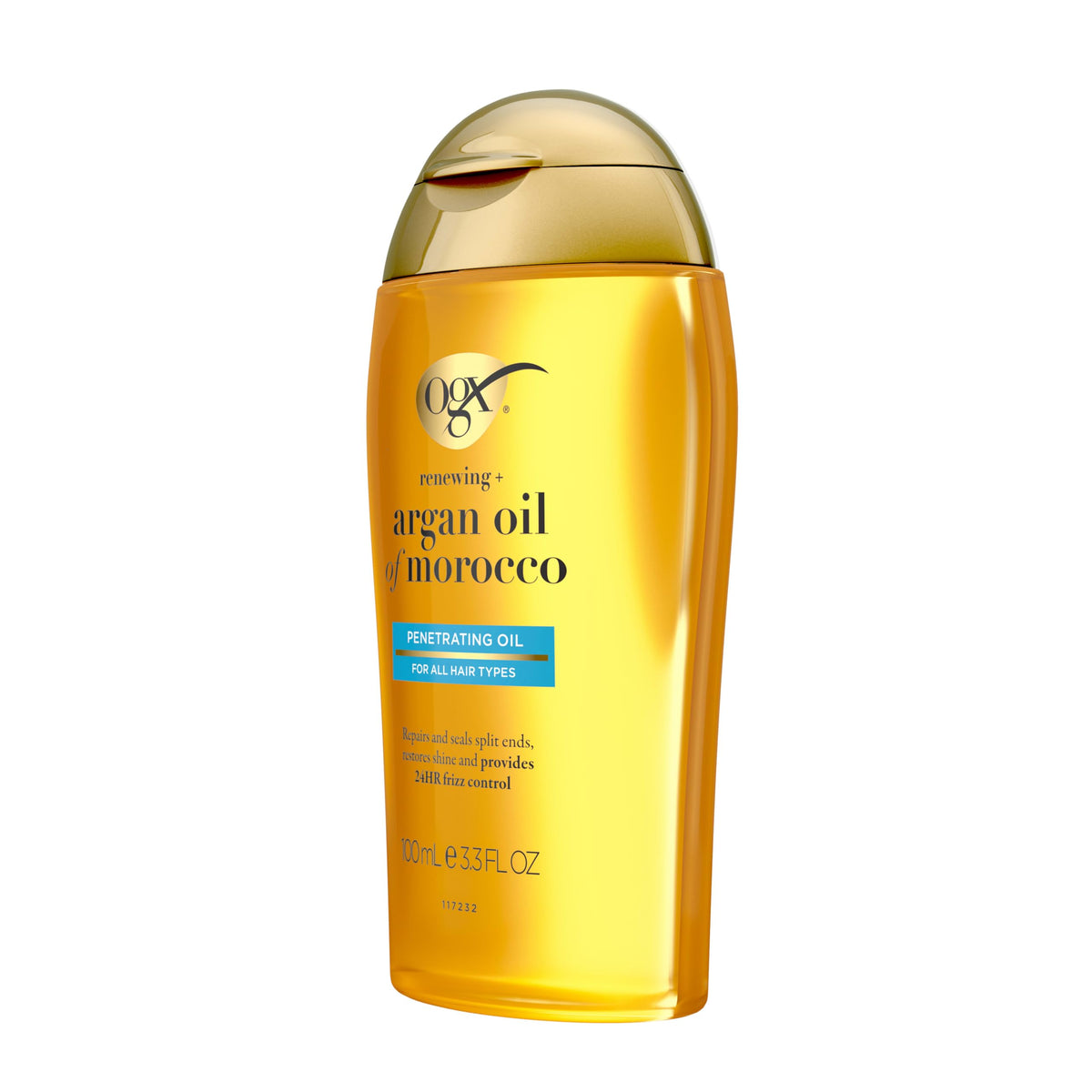 OGX Renewing Argan Oil of Morocco application on hair