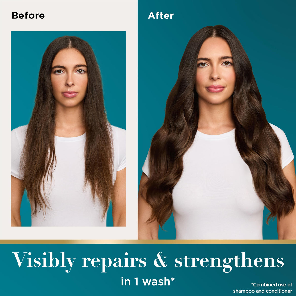 OGX Renewing Argan Oil Shampoo and Conditioner set packaging