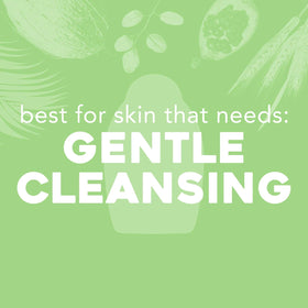 OGX Sensitive + Rose Water & Pink Sea Salt Body Scrub with lather