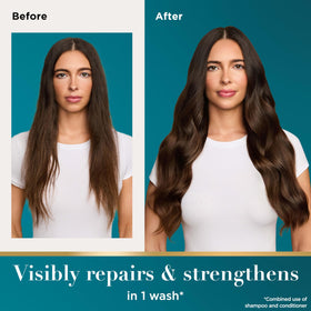 OGX Shampoo and Conditioner set side view