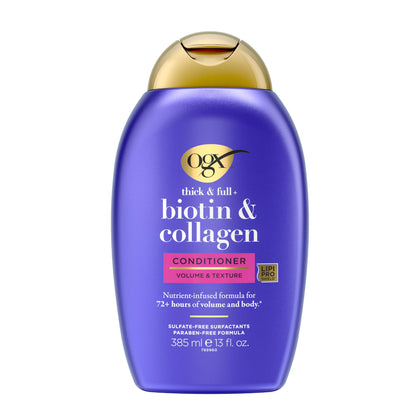 OGX Thick & Full Biotin & Collagen Conditioner 13 fl oz front view