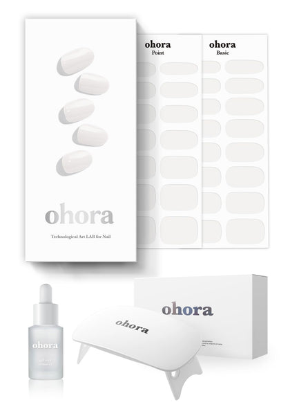 ohora Bundle Set Nail Art Starter Kit front view with all components