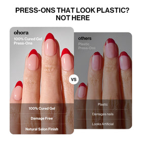 ohora Gel Press On Nails Croc Crush packaging
