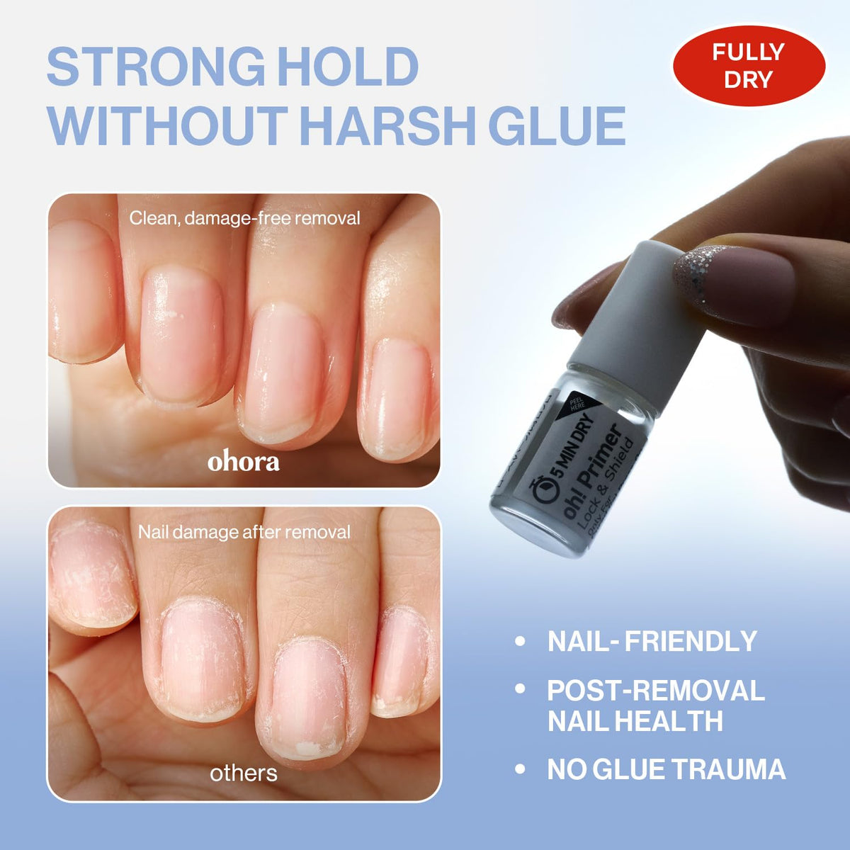 ohora Gel Press On Nails Croc Crush tips in box