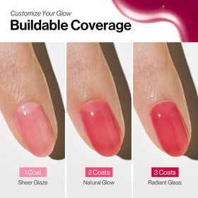 ohora nail polish applied on healthy nails