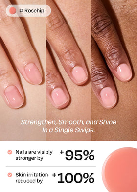 ohora Natural Glow Milk Syrup Nail Strengthener 15 mL bottle with cap