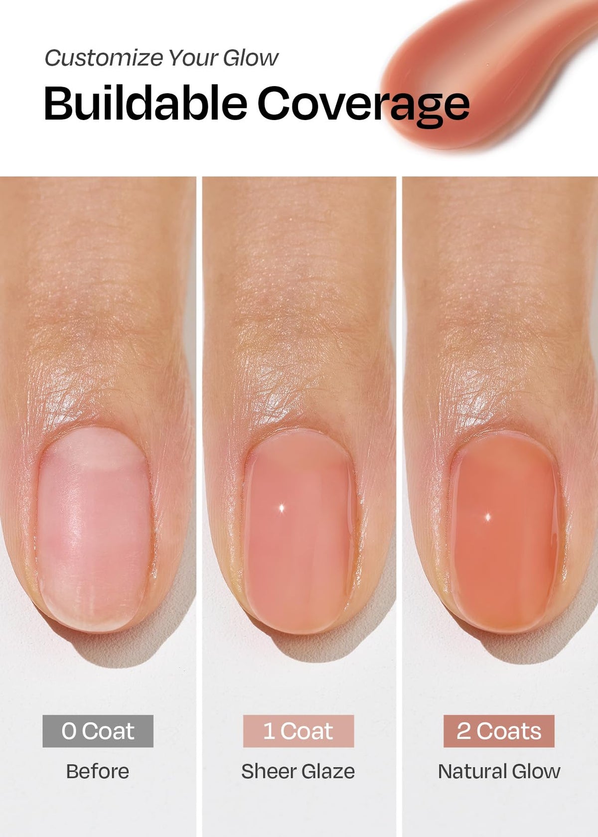 ohora Natural Glow Milk Syrup Nail Strengthener Chai 15 mL packaging