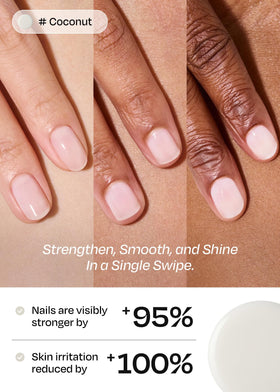 ohora Natural Glow Milk Syrup Nail Strengthener Coconut packaging