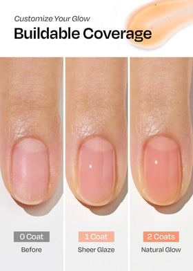ohora Natural Glow Water Syrup Nail Strengthener 15 mL packaging