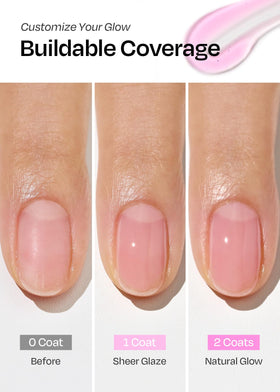 ohora Natural Glow Water Syrup Nail Strengthener Plum packaging details