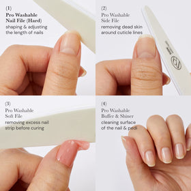 ohora Pro Washable Nail File displayed on a nail care table