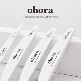 ohora Pro Washable Nail File with a nail polish bottle