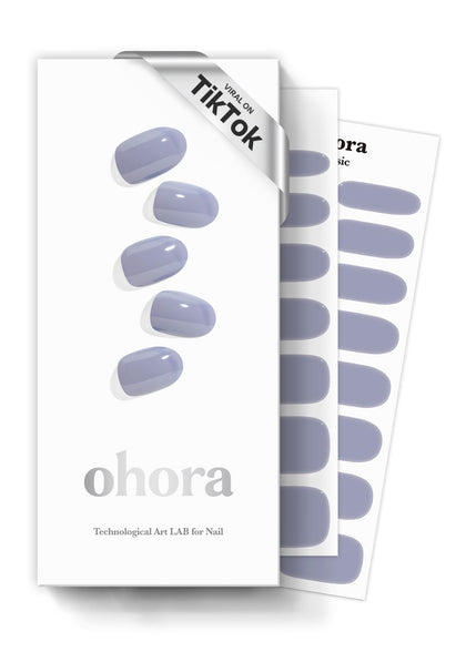 ohora Semi Gel Nail Strips N Cream Cloud packaging front view
