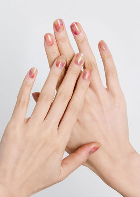 ohora Semi Gel Nail Strips packaging with included accessories