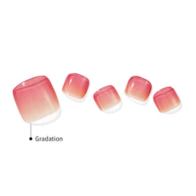 ohora Semi- Gel Pedi Strips accent wraps