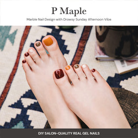 ohora Semi- Gel Pedi Strips accent wraps