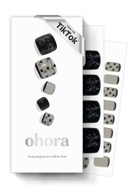 ohora Semi Gel Pedi Strips front view with packaging