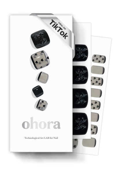 ohora Semi Gel Pedi Strips front view with packaging