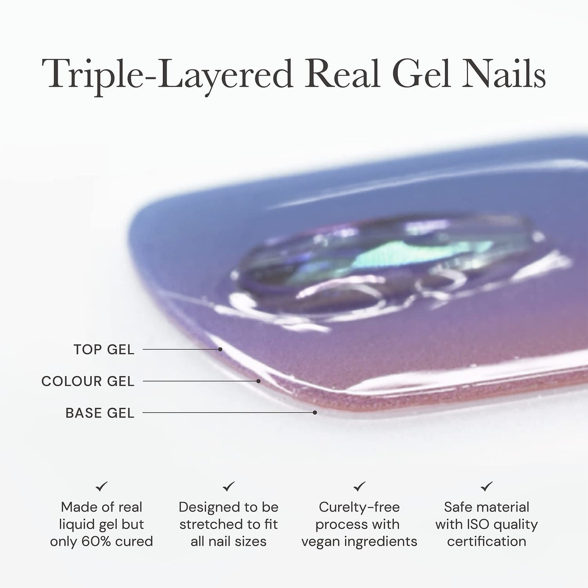 ohora Semi Gel Pedi Strips in use with UV lamp