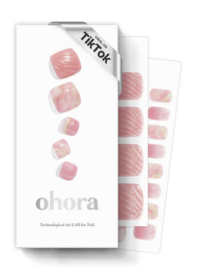 ohora Semi Gel Pedi Strips Mermaid Dust packaging front view