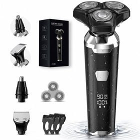 OIAMTO Electric Razor for Men front view with curved shaving foil