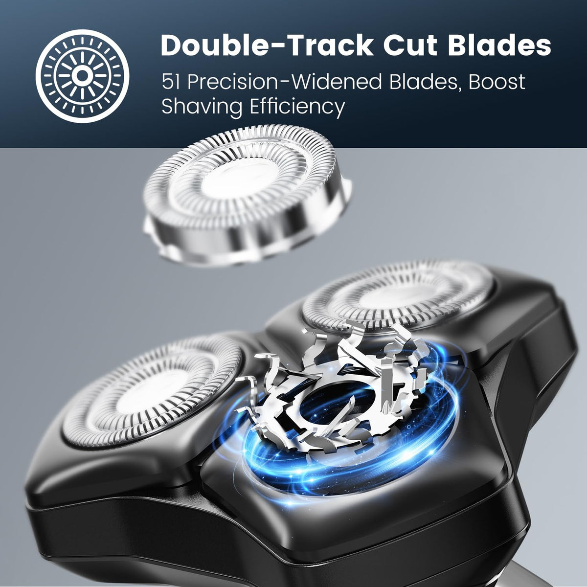 OIAMTO Electric Razor in packaging with accessories