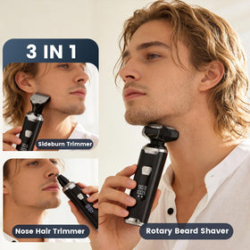 OIAMTO Electric Razor side view highlighting ergonomic design