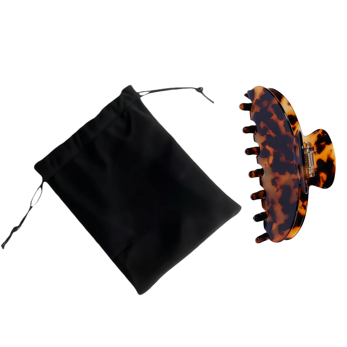 OideGuiing 4-inch Tortie claw clip in lifestyle setting