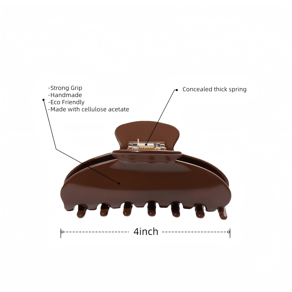 OideGuiing coffee claw clip showing non-slip grip