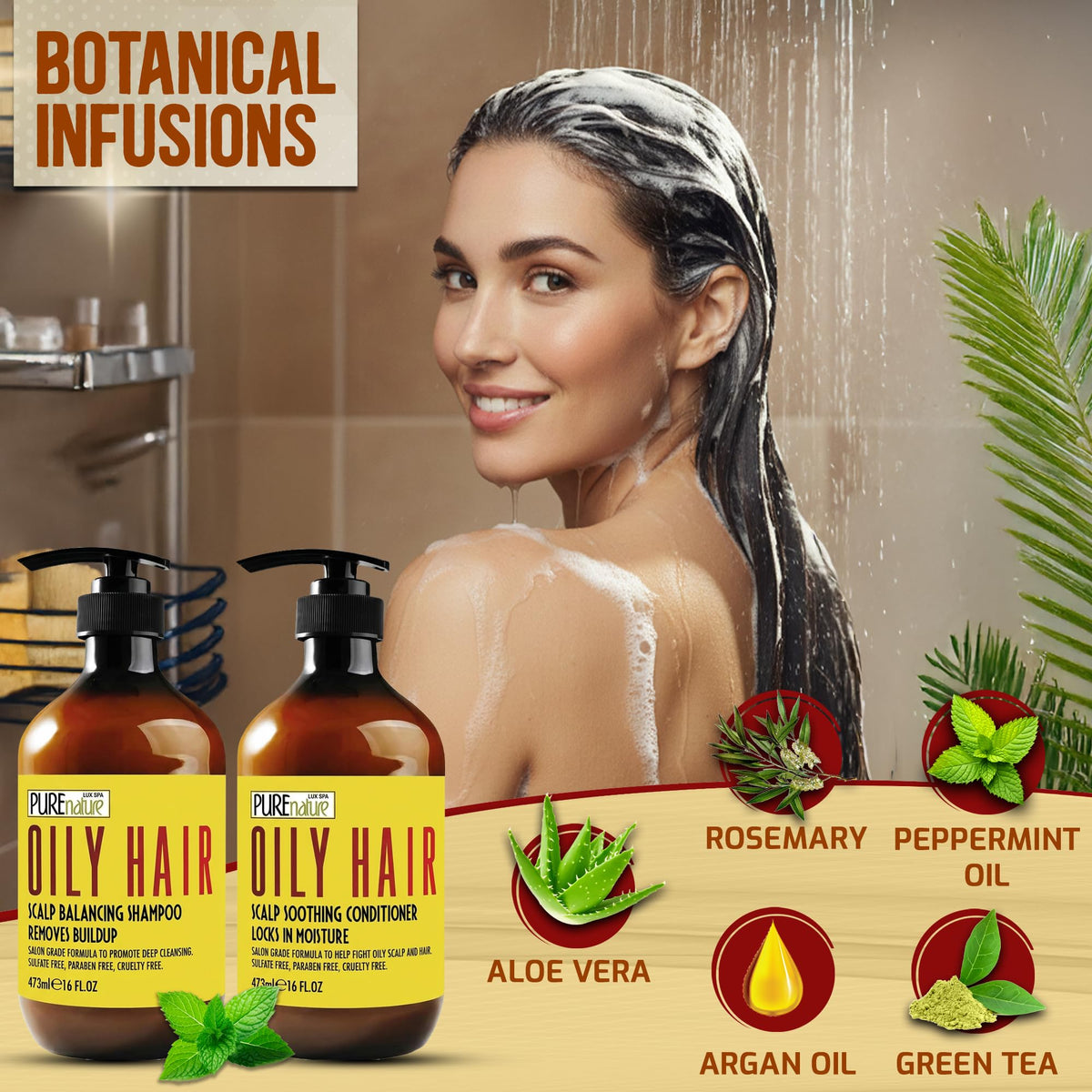 Oily Hair Shampoo texture close-up