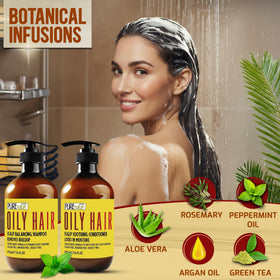 Oily Hair Shampoo texture close-up