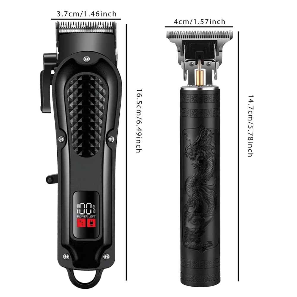 OIYO cordless hair clippers in use on hair