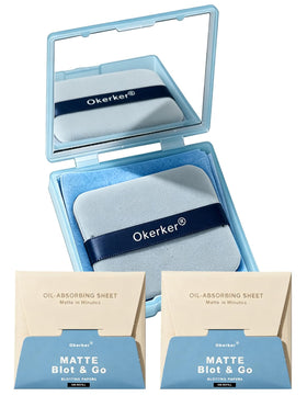 Okerker 300PCS oil blotting papers front packaging view