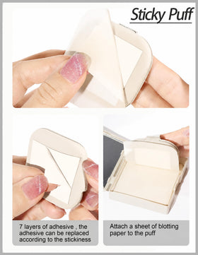 Okerker Gardenia Oil Blotting Papers open pack showing mirror