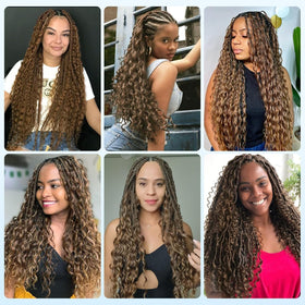 OKVOKV Boho Hair styling options with accessories