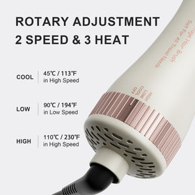 Olaermoso hair dryer brush in storage bag for travel