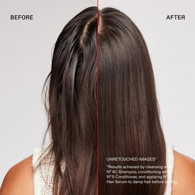 Olaplex N°.4C shampoo with hair care products
