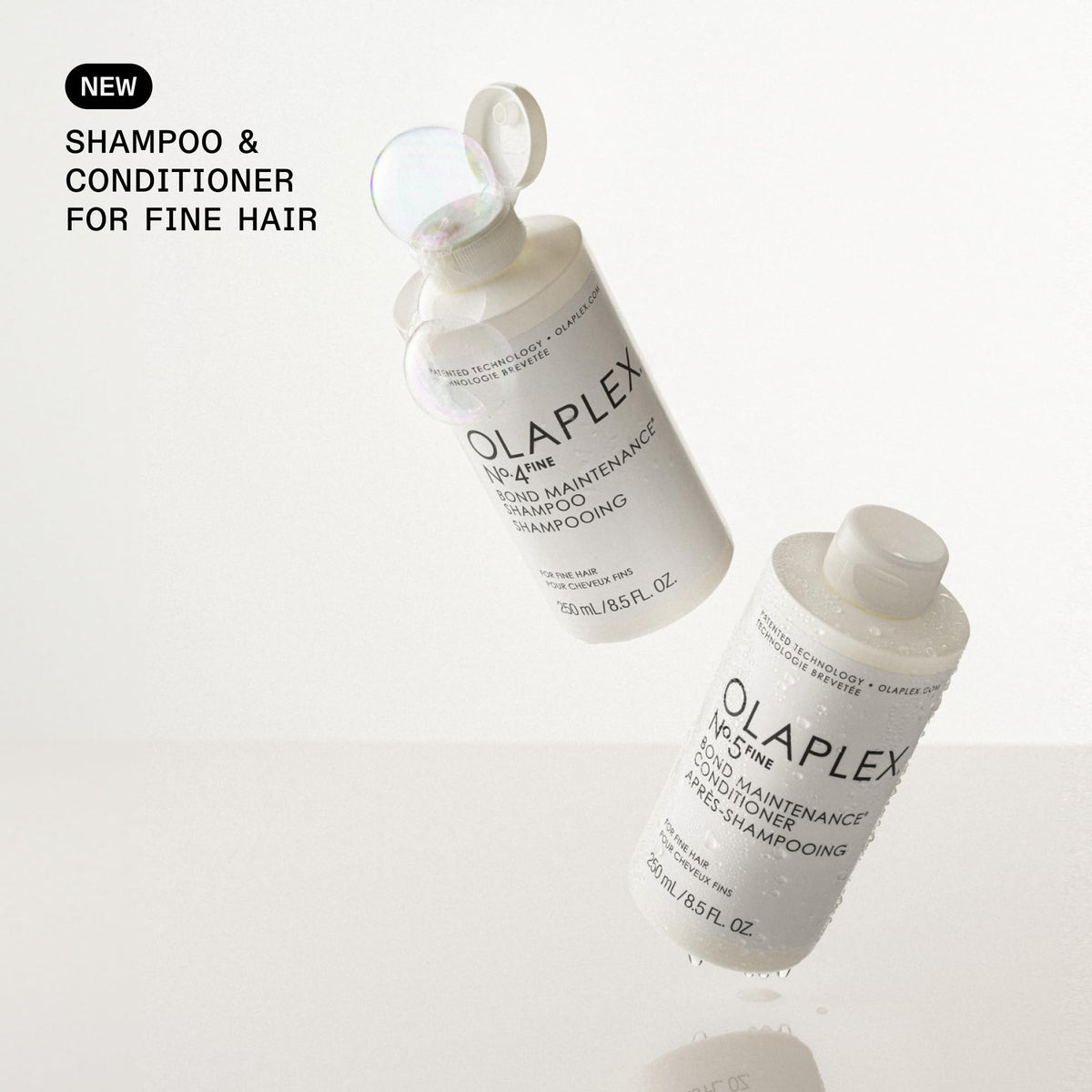 Olaplex N°.4FINE shampoo showing ingredient list