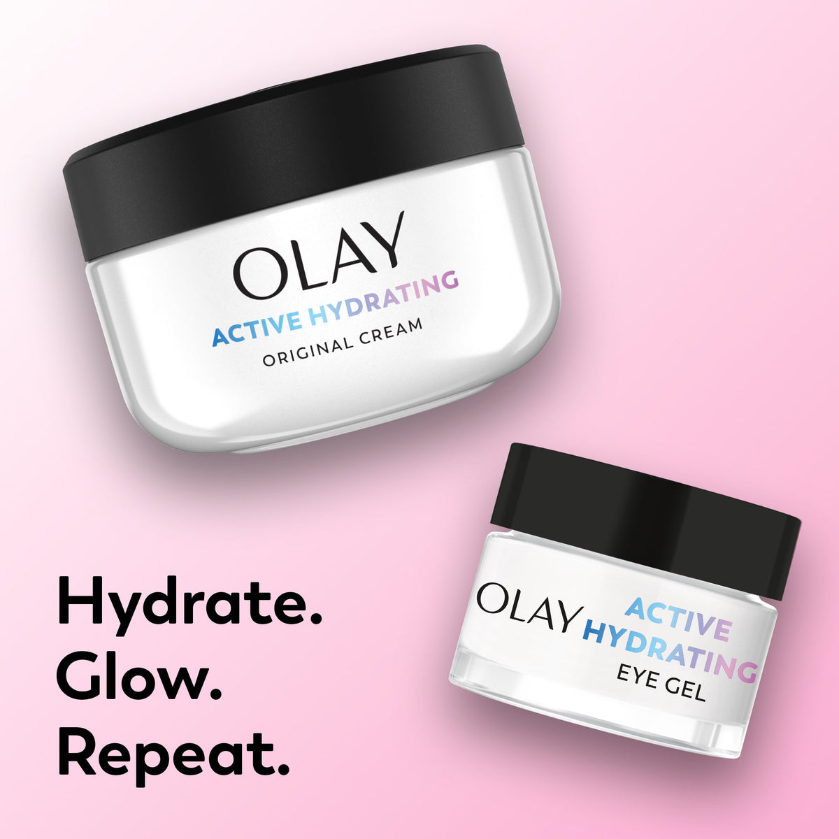 Olay Active Hydrating Cream 1.9 fl oz in a bathroom setting