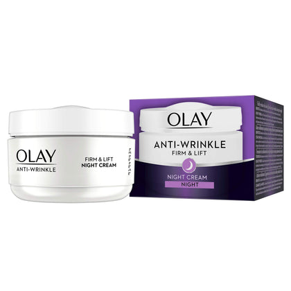 Olay Anti-Wrinkle Firm and Lift Night Cream 1.7oz front view