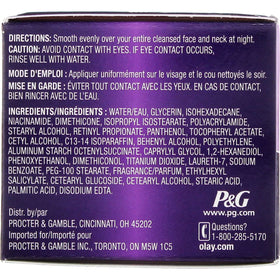 Olay Anti-Wrinkle Night Cream 191g side view