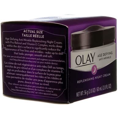 Olay Anti-Wrinkle Night Cream 191g with vitamins E, B3, B5