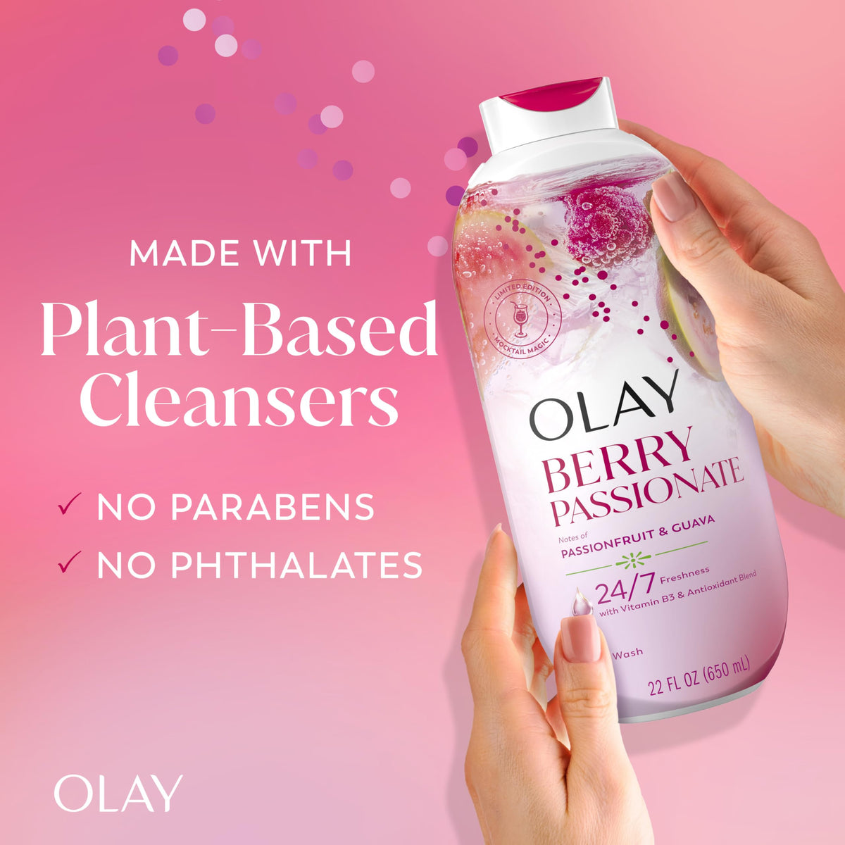 Olay Berry Passionate Body Wash ingredients list