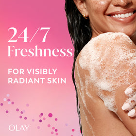 Olay Berry Passionate Body Wash with passionfruit and guava scent