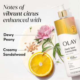 Olay Body Lotion 17 fl oz close-up of the texture on skin