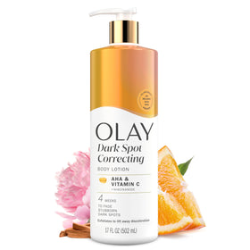 Olay Body Lotion 17 fl oz front view with vibrant packaging