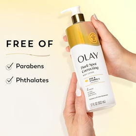 Olay Body Lotion 17 fl oz product with a serum body wash
