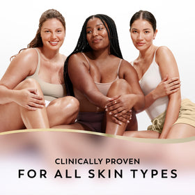 Olay Body Lotion in a lifestyle setting on a countertop