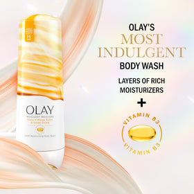 Olay Body Wash bottle back view