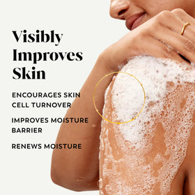 Olay Body Wash for Women back view with ingredient list